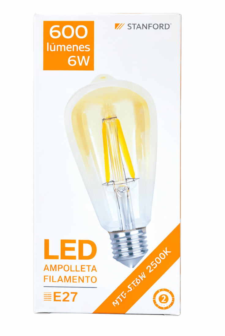 ampolleta led filamento 6W2