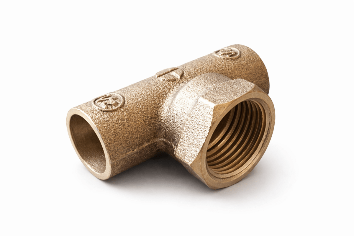 TEE bronce  SO - SO - HI 1/2 pulgada1
