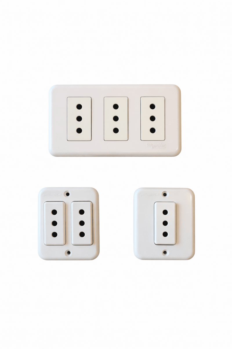 Enchufe sobrepuesto 10A blanco1