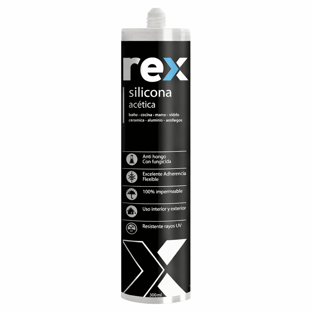 Silicona acética Rex 300 ml1