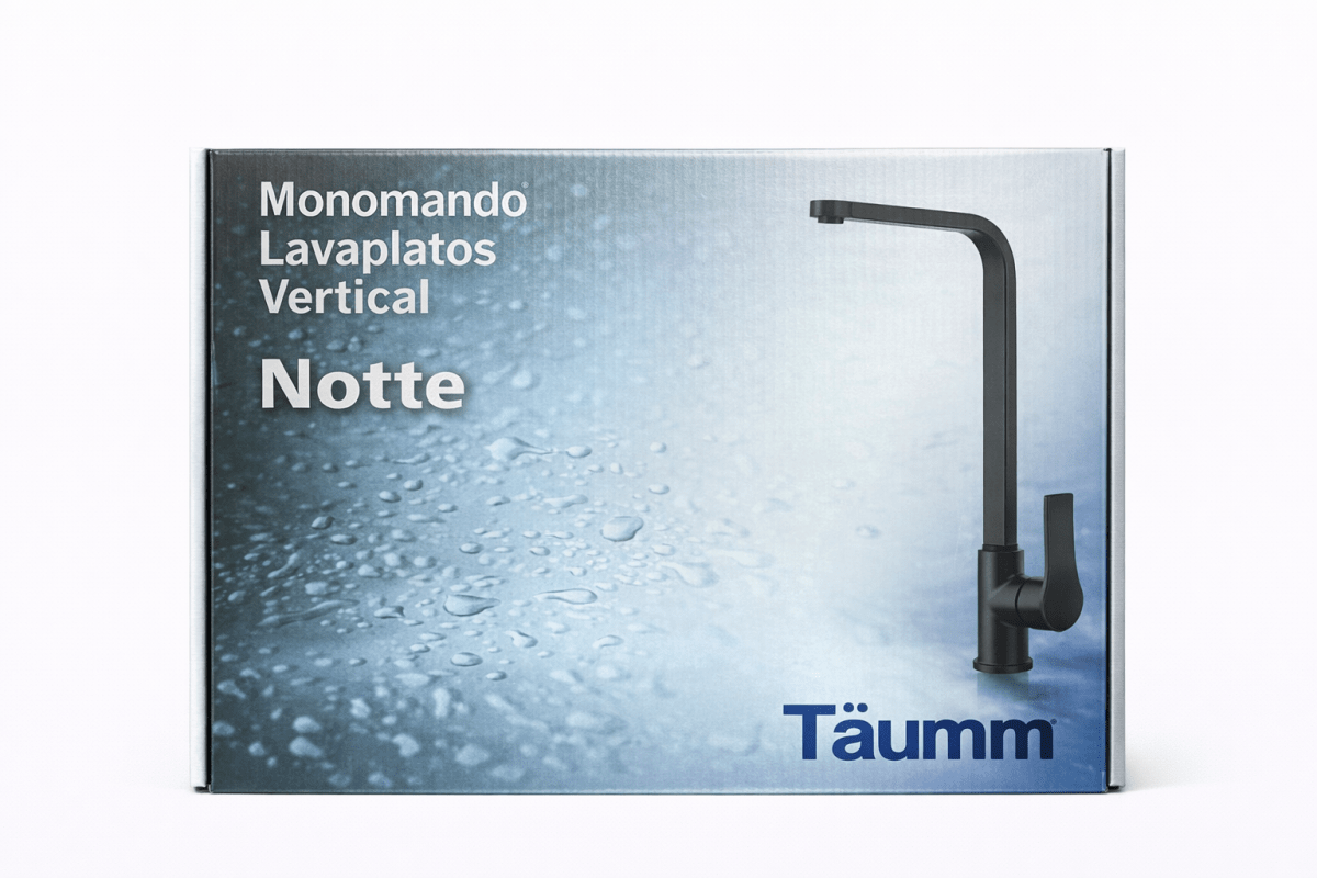 monomando lavaplato vertical notte Taumm2
