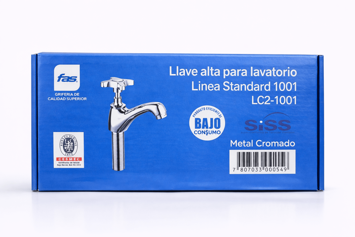 Llave Alta lavamanos fas1