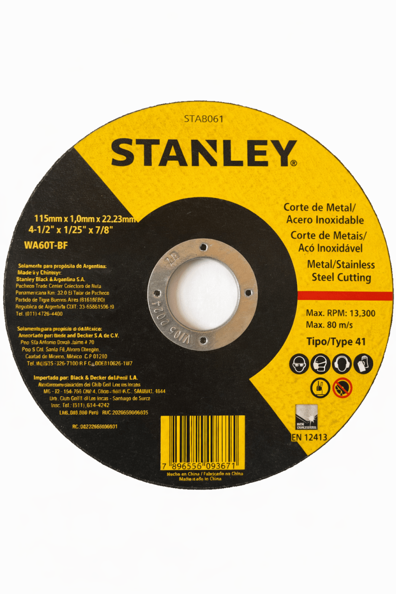 Disco de Corte Fierro 4 1/2