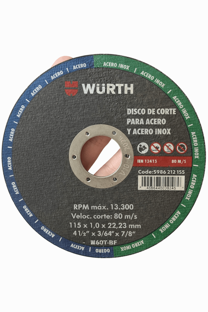 Pack Discos de Corte para Fierro 4 1/2