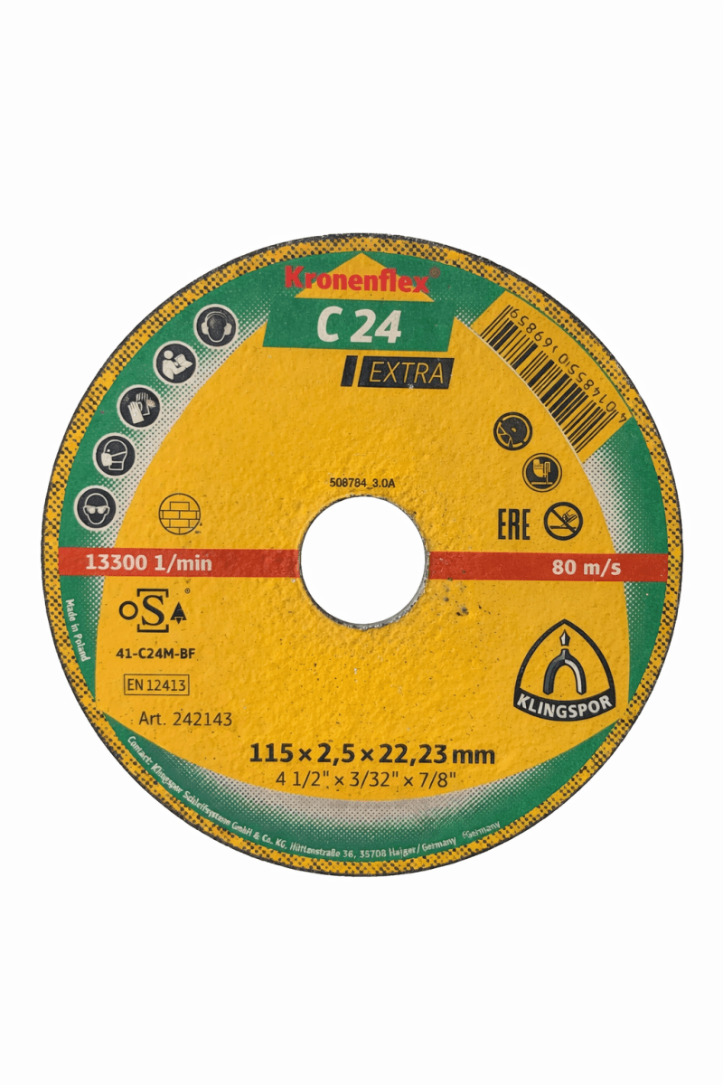 Disco Corte Piedra 4 1/2