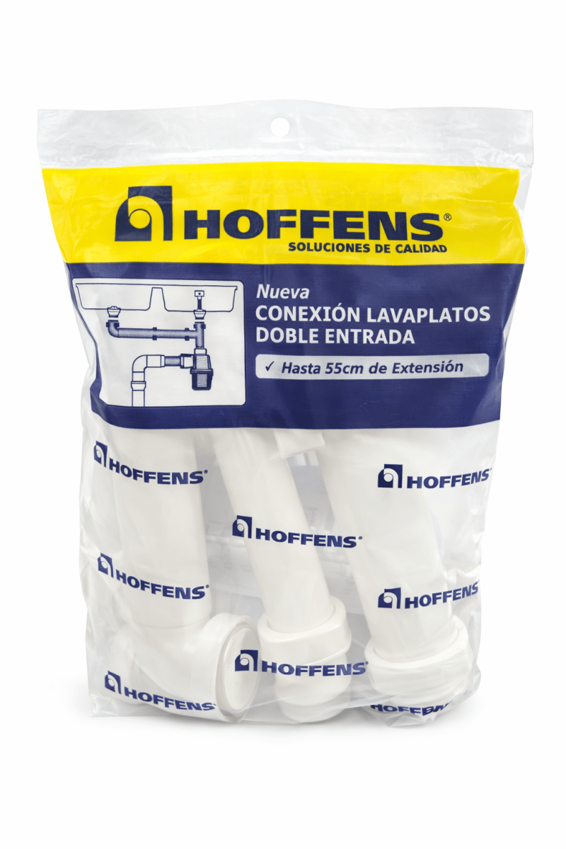 Conexión lavaplatos con/sin sifón hoffens1