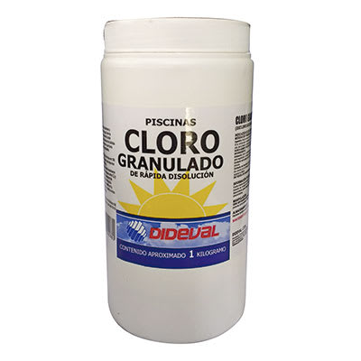 Cloro granulado 1/25 kg Dideval1