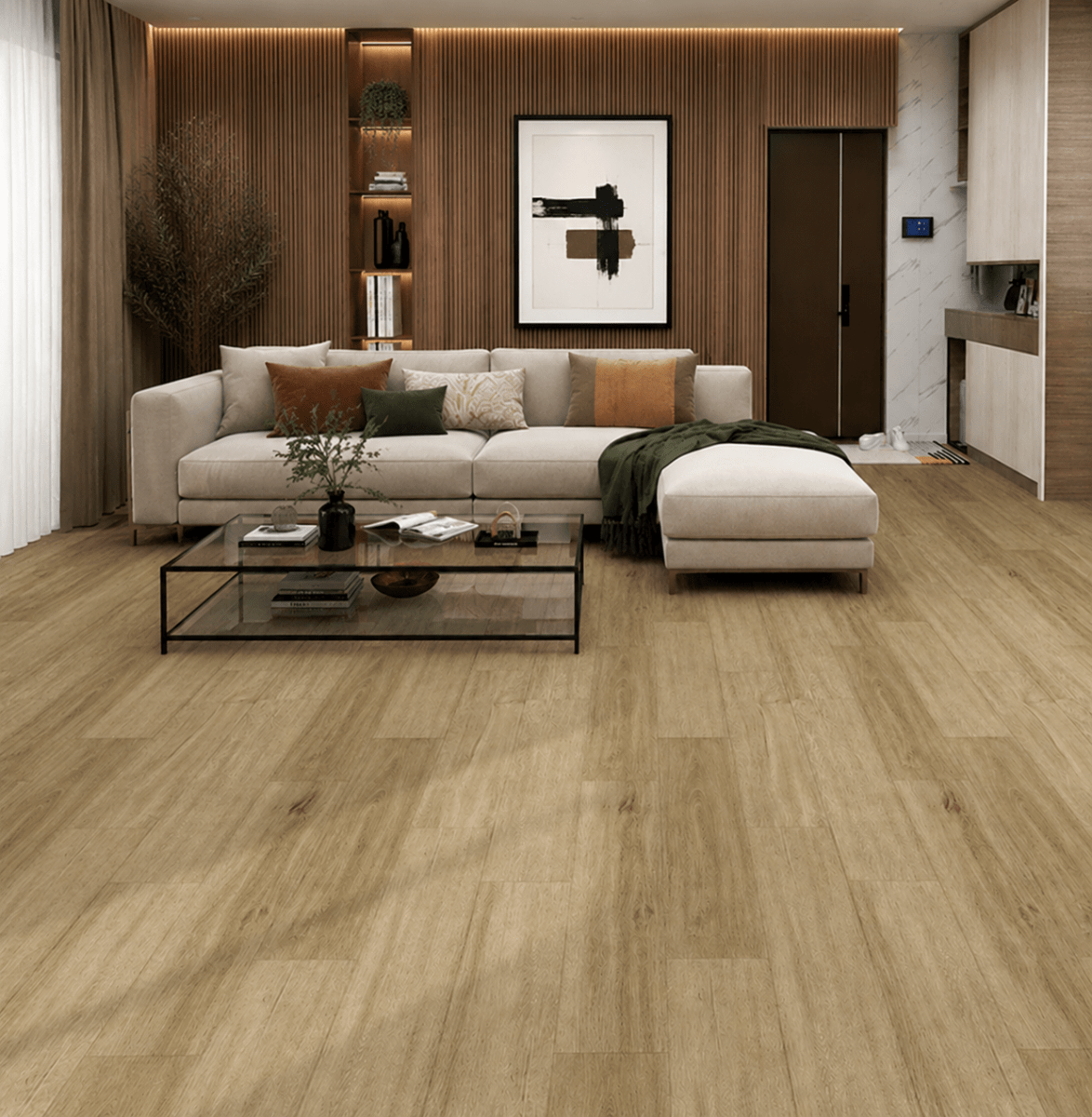 Piso Vinilico SPC Eminent Pro 122 x 23 cm Natural (caja 8 unid.)1