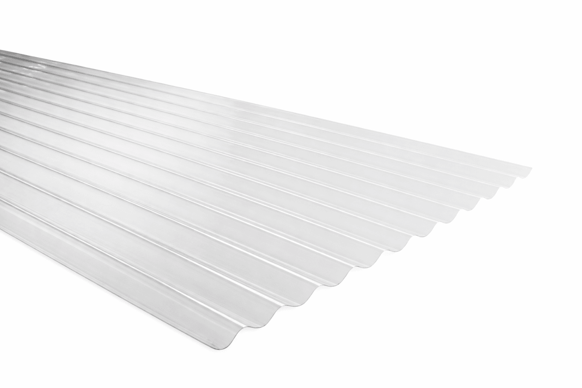Policarbonato ondulado transparente 81 cm ancho1