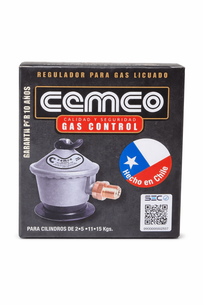 Regulador Gas para flexible 3/8