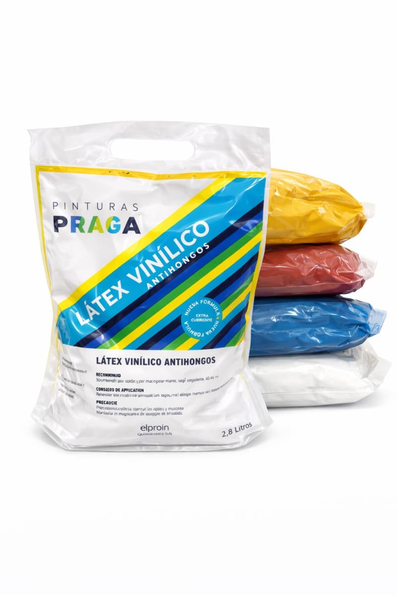 látex Vinilico bolsa 2.8 Kg Praga1
