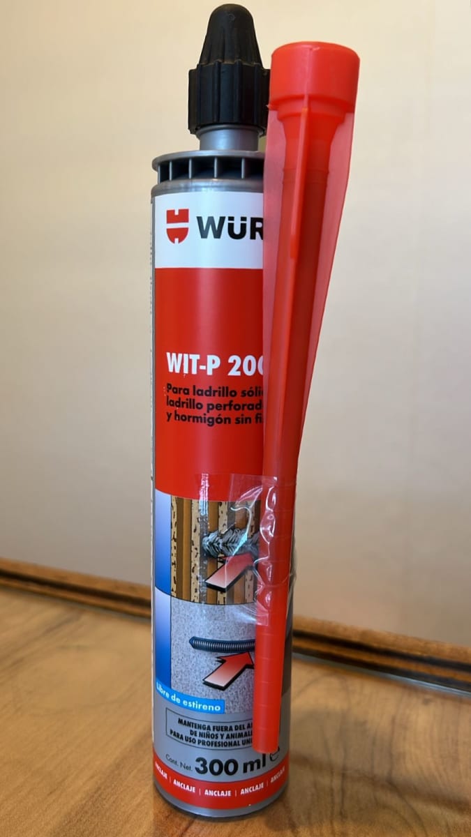 Adhesivo de anclaje químico Wit-p 200 wurth1