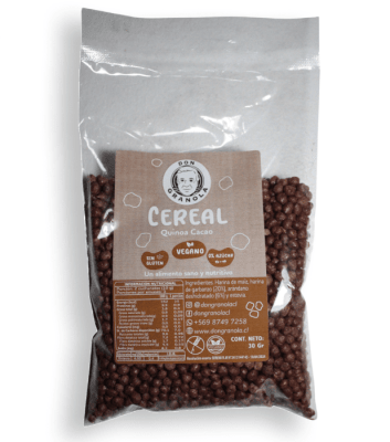 Cereal Quinoa Cacao Sin Gluten 30 grs Don Granola1