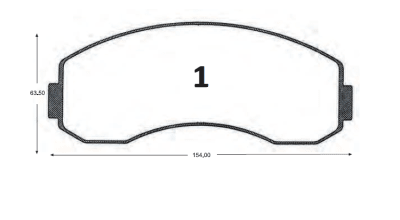 PASTILLAS FRENO DELANTERAS KIA FRONTIER
