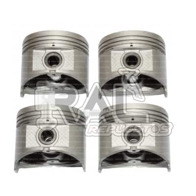 JUEGO PISTON STD V16 TAPA ROJA 93-971