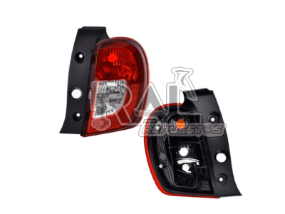 FOCO TRASERO IZQUIERDO NISSAN MARCH 15-19 FONDO ROJO