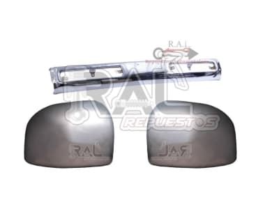 Parachoque Delantero Cromado + 2 Corner Nissan D21 1994-20101