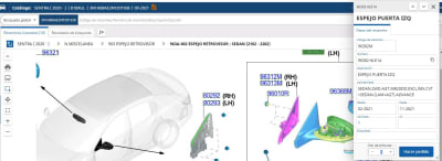 ESPEJO Y TAPA IZQUIERDO NISSAN SENTRA 2.0 2022 ORIGINAL