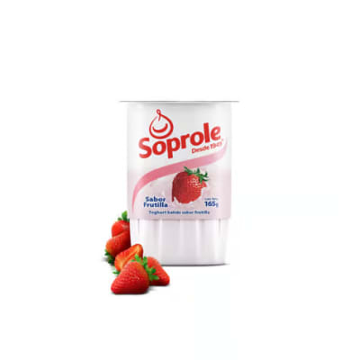 YOGHURT BATIDO FRUTILLA SOPROLE 165G1