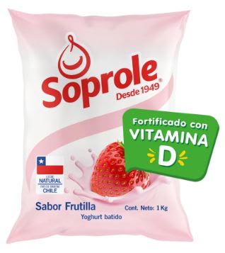 YOGHURT BOLSA FRUTILLA 1KG SOPROLE1