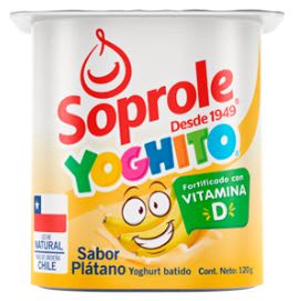 YOGHURT BATIDO PLATANO SOPROLE 120GR1