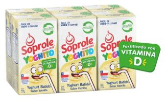 YOGHURT BATIDO YOGHITO VAINILLA 115GR SOPROLE PACK X 61