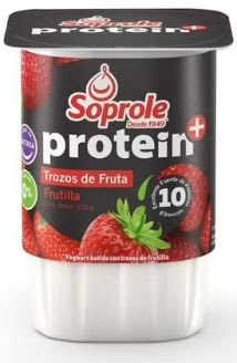 YOGHURT  PROTEIN TROZO FRUTILLA  SOPROLE 155GR1