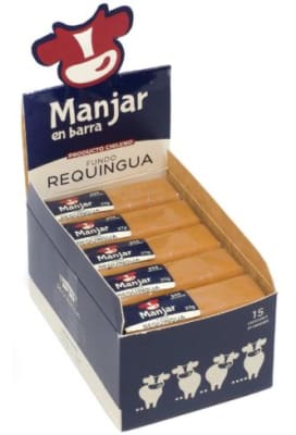 DISPLAY BARRA MANJAR DURO FUNDO REQUINGUA 27GR - 15UN1