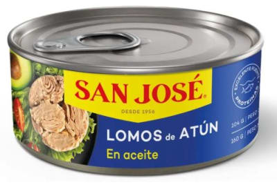 LOMITOS DE ATUN EN ACEITE SAN JOSE 160 GR1