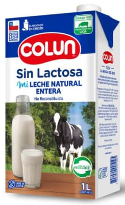 LECHE ENTERA SIN LACTOSA COLUN 1 LT1