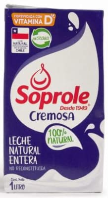 LECHE CREMOSA NATURAL 1LT SOPROLE1