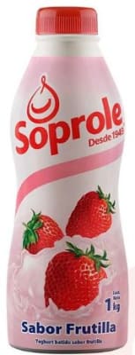 YOGHURT BATIDO FRUTILLA BOTELLA SOPROLE 1L1