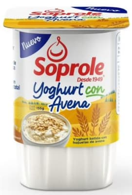 YOGHURT BATIDO CON AVENA SOPROLE 155GR1