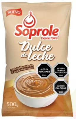 DULCE DE LECHE SOPROLE BOLSA 500GR3