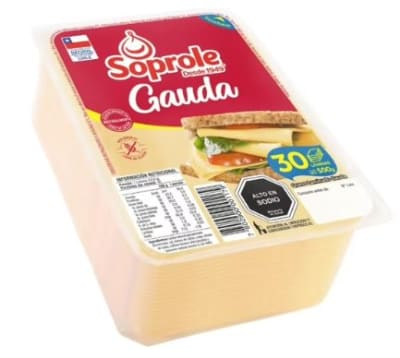 QUESO GAUDA LAMINADO 500GR SOPROLE1