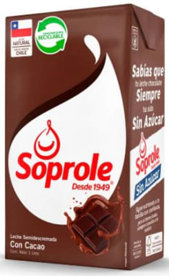 LECHE CHOCOLATE SOPROLE 1L UHT1