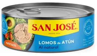 LOMITOS DE ATUN EN AGUA SAN JOSE 160 GR1