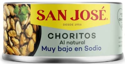 CHORITOS AL NATURAL BAJO EN SODIO 190 GR SAN JOSÉ1