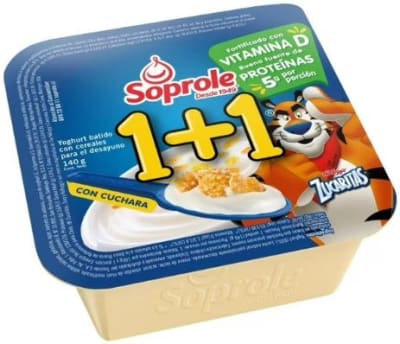 YOGHURT CON CEREAL 1+1 ZUCARITAS 140GR SOPROLE1