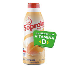YOGHURT BATIDO DAMASCO BOTELLA SOPROLE 1L
