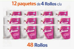 PAPEL HIGIÉNICO SWAN RENDIDOR 48 ROLLOS X 20MTS (4 ROLLOS)