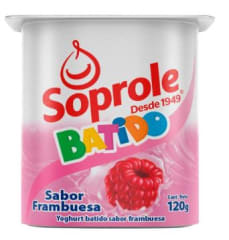YOGHURT BATIDO FRAMBUESA SOPROLE 120GR