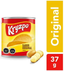 PAPAS FRITAS SABOR ORIGINAL KRYZPO LATA 37 GR PACK X 6