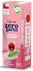 LECHE ZEROLACTO FRUTILLA 200 ML SOPROLE