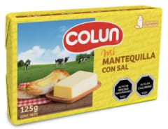 MANTEQUILLA CON SAL 125GR COLUN