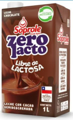 LECHE ZEROLACTO CHOCOLATE SOPROLE 1 L