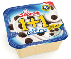 YOGHURT  1+1 MINI COOKIES 140GR SOPROLE
