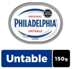 QUESO CREMA PHILADELPHIA UNTABLE POTE 150GR
