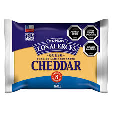 QUESO FUNDIDO LAMINADO FUNDO LOS ALERCES CHEDDAR 160 GRS