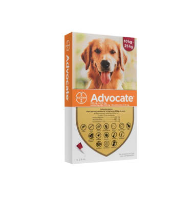 Advocate Perros 10 - 25 kg - Valor Promoción (antes $17.500)